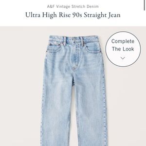Straight leg jeans